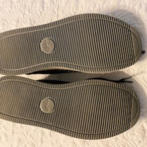 Women's Earth Elements Black Suede Faux Fur Lined Booties Size 10 - Picture 4 of 7